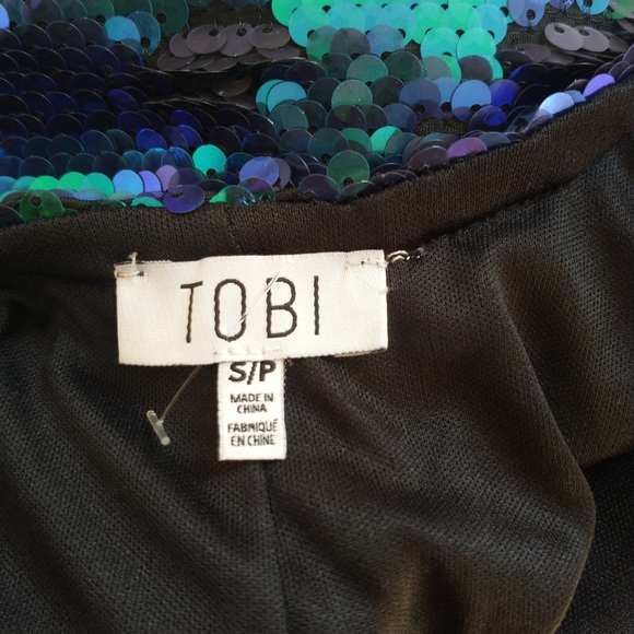 Tobi Sequin Dress Small NWT - Picture 4 of 6